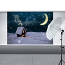 Christmas House Backdrop Photography Background Cloth Video Studio Photo Decor