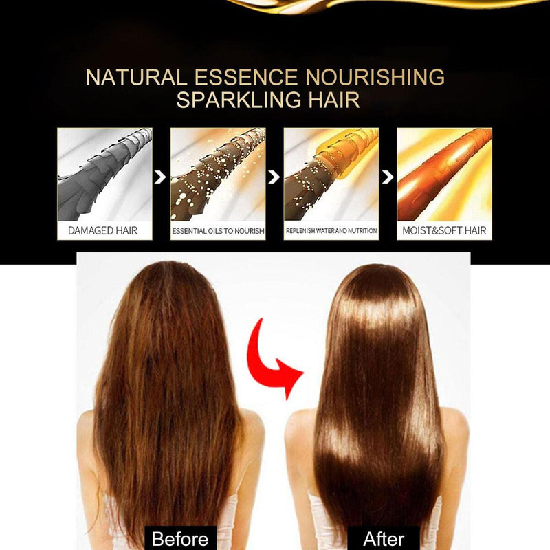 Anti-frizz Hair Serum for Dry Hair Silk Bright Hair Care{