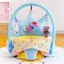 Baby Sofa Support Seat Cover Learning To Sit Chair Case No Filler (Blue) Newly