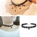 Fashion Girl Clavicle Short Necklace Lace Neck Rope(Agile/5 Piece Sets)