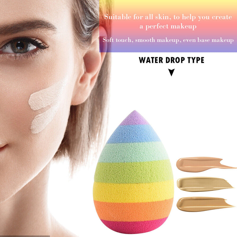 Makeup Sponge with Storage Case Moisture-proof Beauty Cosmetic Sponge Holde