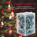 12pcs Christmas Decorative Ball Set Tree Pendant Balls Ornaments (Green)