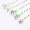 10pcs Double-Layer Umbrella Squid Hooks Cuttlefish Fishing Hook Fishing Tackle