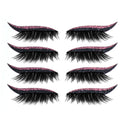 and False Eyelashes Self Adhesive Eyeliner 2 In 1 Eyeliner Eyelashes Set