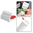 Plastic Facial Cleanser Clips Toothpaste Squeezer for Hair Dye Cosmetics (Red)