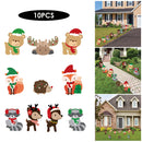 Yard Signs - Forest Animal Lawn Decoration Yard Signs with 20 Stakes - 10 Pieces