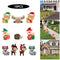 Yard Signs - Forest Animal Lawn Decoration Yard Signs with 20 Stakes - 10 Pieces
