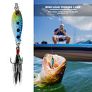 3cm 6g Mini  Fish Lure Artificial Hard Bait Wobbler with Feather (02) Newly
