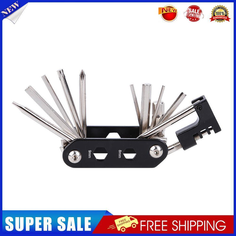 14 in 1 Bicycle Allen Wrench Screwdriver Bike Repair Multi Tools Black