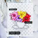 DIY Carbon Steel Flower Circle Frame Cutting Dies Embossing Paper for Card Decor