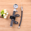 Bicycle Pump with Pressure Gauge 88 Psi High Pressure Shock Hand Mini Pump Hose