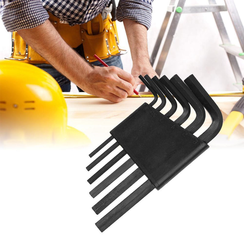 6pcs Hexagon Hex Allen Key Set Wrench Kit Torque Spanner Repair Hand Tool Newly