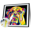 Oil Canvas Pictures Set DIY Painting By Numbers Cartoon Animals Hand Painted Kit