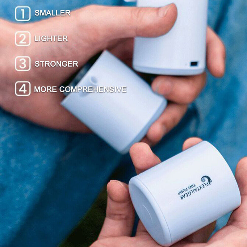 Mini Portable Inflatable Pump USB Charging 3 Mode Outdoor Camp Lighting Air
