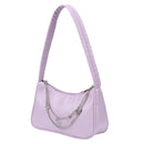 Women Butterfly Chain PU Shoulder Underarm Bags Fashion Solid Color Handbags
