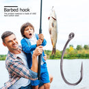 20pcs Fishing Hooks, Lure Bait Jig Barb Fish Hook Kit, Carp Fishing Gear Tack