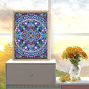 5D DIY Mandala Luminous Diamond Painting Full Round Drill Mosaic Picture Deco
