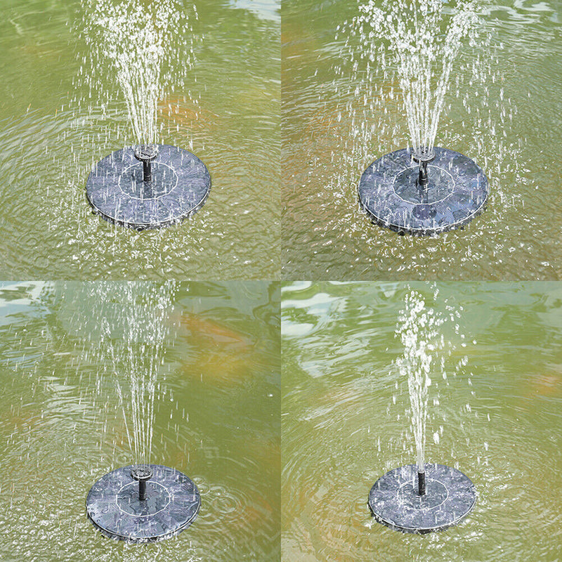 Floating Solar Powered Fountain Pond Bird Bath Water Fountain Pump (13cm)