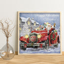 Diamond Painting Santa Presents Car Full Round Drill Picture of Rhinestone Kit