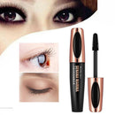 4D Silk Fiber Eyelash Mascara Waterproof Length Thick Long Lasting Smudge-Proof