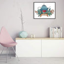 Partial Embroidery Teapot Stamped Canvas 14CT DIY Cross Stitch Kits (J530)