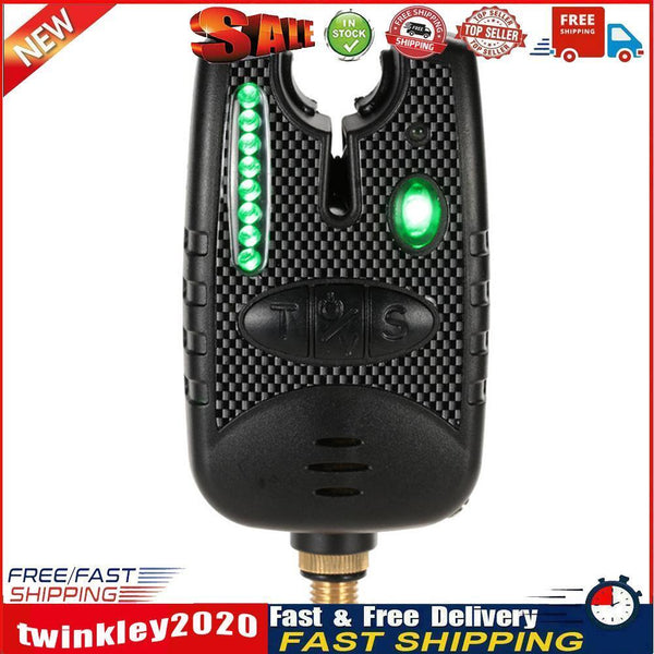 Multifunction Fishing Alarm 8 LED Fishing Alerts for Fishing Rod (Green) Newly