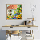 Pictures Frame for Diamond Painting Oil Paint DIY Self-adhesive (Tan)