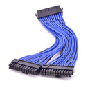 24Pin ATX 1 to 2 Power Supply Extension Cable PSU Male to Female Y Splitter