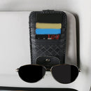 Ticket Holder Card Clip Sunglasses Case Sun Visor Storage Bag Ticket File