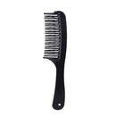 Hairdressing Straight Curly Detangler Hair Combs Salon Hair Styling (Black)