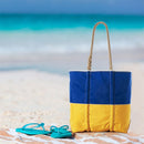 Bag Ukrainian Flag Tote Capacity Shoulder Handbags Ukraine Flag Storage Bag