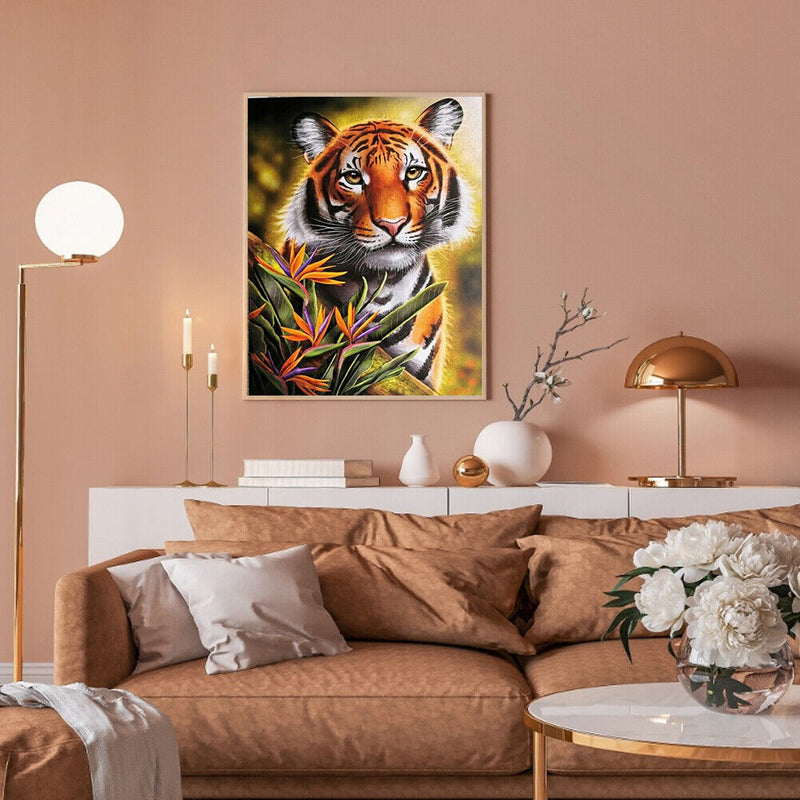 #A Beast Oil Paint By Numbers Kit DIY Canvas Wall Art Picture Craft Home Decorat