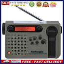 Solar Powered AM/FM/SW Radio Emergency LED Lamp Power Bank for Outdoor Camping