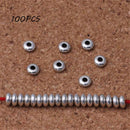 Steel Handmade Crafts Spacer Beads DIY Tool Jewelry Making Bracelet Components