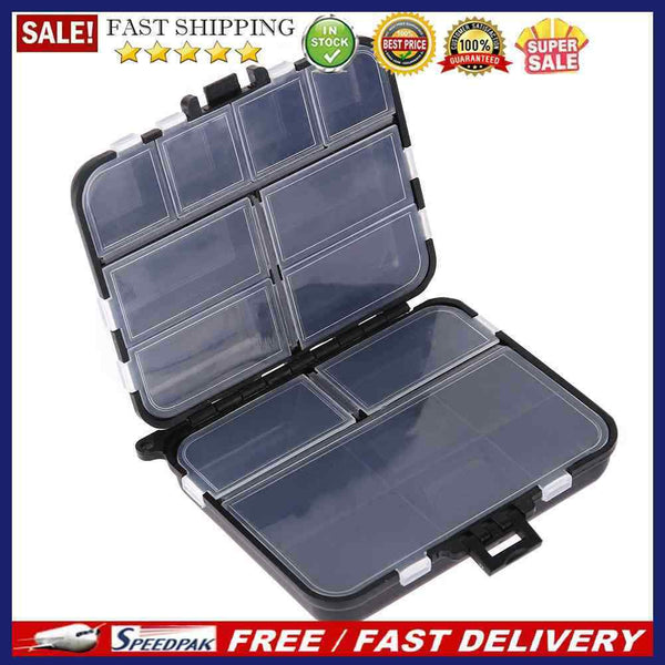 Fishing Lure Bait Tackle Box Compartment Pocket Portable Storage Box