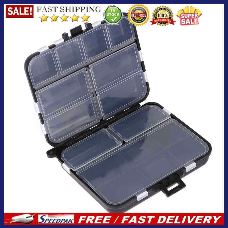 Fishing Lure Bait Tackle Box Compartment Pocket Portable Storage Box