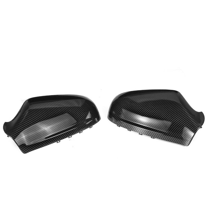 Carbon Fiber Look Door Wing Mirror Covers For Opel Vauxhall Astra H 2004-2013