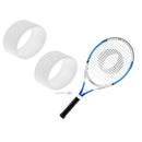 5pcs Tennis Racket Handle Ring Badminton Racquet Grip Band Overgrip (White)