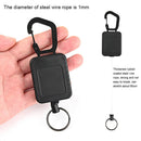 Retractable Key Chain Portable Keychain Lightweight Outdoor Key Ring Accessories