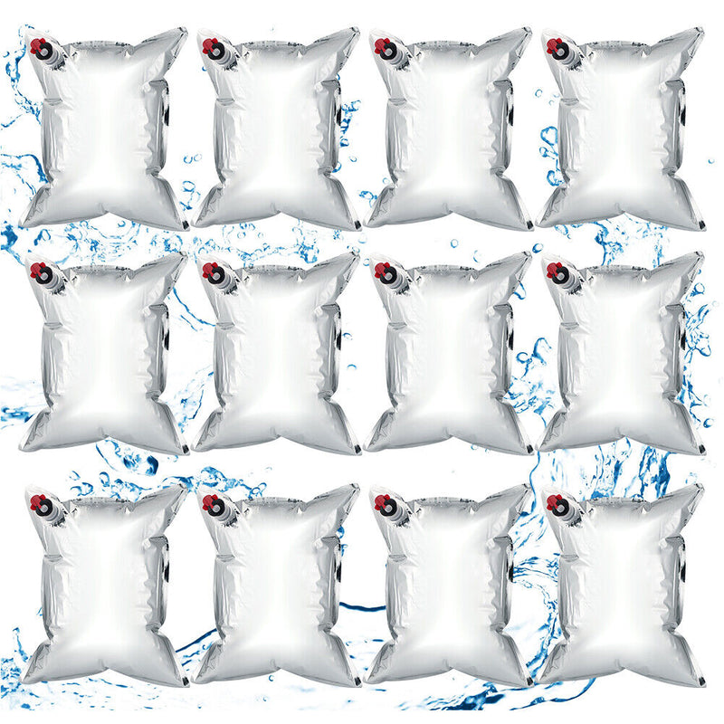 12pcs 10L Aluminum Foil BIB Bag for Food Beer Wine Juice Drink Storage Organizer