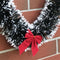 Year Bar Tops Dark Green Ribbon With Bowknot Ribbon Garland Snowflake Strips