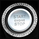40mm/1.57in OD Car Auto Start Switch Button Decorative Diamond Ring(White)