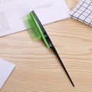 Hair Pointed Tail Comb Salon Hairdressing Teasing Curly Hair Brush (Green) Newly
