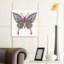 5D DIY Partial Special Shaped Diamond Painting Butterfly Poster Kit (UP266)