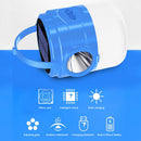 Solar USB Rechargeable Outdoor Headlight Lanterns, Waterproof