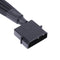 4pin IDE Molex to 4-Port 3Pin/4Pin Cooler Cooling Fan Splitter Power Cable