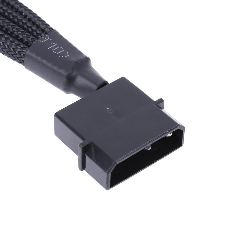 4pin IDE Molex to 4-Port 3Pin/4Pin Cooler Cooling Fan Splitter Power Cable