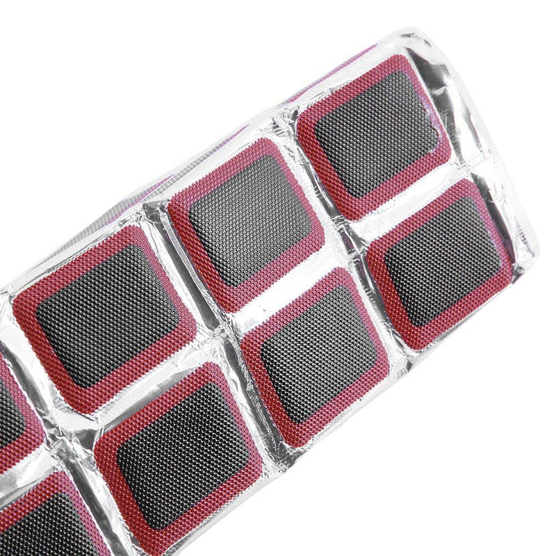 48pcs bicycle tires bicycle kit patches + 1pc repair adhesive tire rubber tube