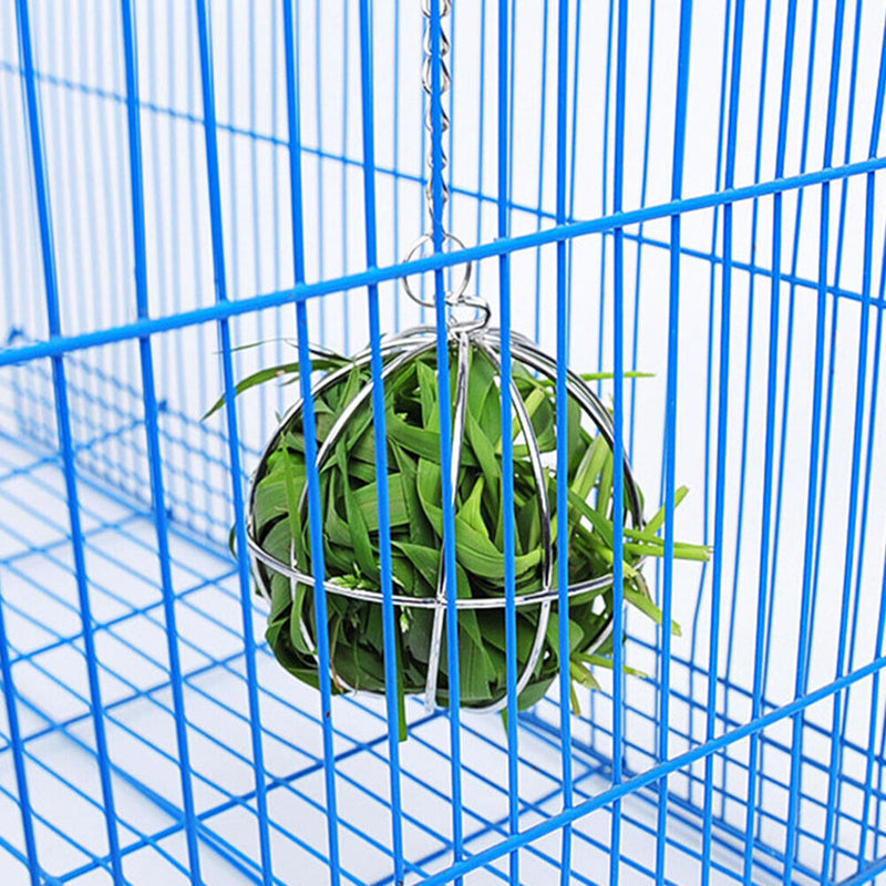 Stainless Steel Sphere Feed Dispense Exercise Hanging During Hay Ball Pet Toys