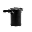 Universal Compact Baffled 2-Port Aluminum Oil Catch Can Reservoir Tank Newly
